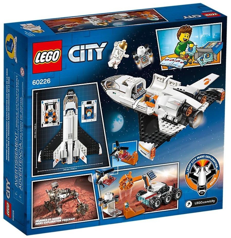 LEGO® City 60226 Raketoplán skúmajúci Mars od 63,9 € - Heureka.sk