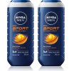Nivea Men 2x NIVEA MEN Sport sprchový gél s minerálmi 250 ml kozmetická sada