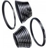 K&F 18 Pieces Filter Ring Adapter Set, Camera Lens Filter Metal Stepping Rings Kit K&F Concept