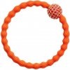By Eloise London Bling Charms Disco Ball náramok / gumička do vlasov warm orange