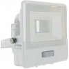 CB Elektro Reflektor LED so senzorom PRO 10W, 6400K, 735lm, biely VT-118S (V-TAC)