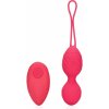 Shots Loveline Vibrating Egg with Remote Control Strawberry Red, silikónové vibračné vajíčko s diaľkovým ovládaním
