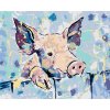 Zuty – Maľovanie Podľa Čísel – Šťastné Prasiatko, 80 × 100 cm, Plátno 8596530073864