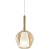 Závesné svietidlo 1x E27 jantárová IP20 Ideal Lux KALIQUE 359885