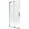 Mexen Velar L, 2-krídlová posuvná vaňová zástena 95 x 150 cm, 8mm číre sklo, ružové zlato, 896-095-003-01-60