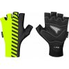 rukavice FORCE LINE bez zapínání, fluo-černé Velikost: L