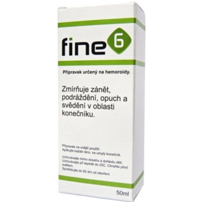 FINE6 olej na hemoroidy 50 ml