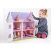 Bigjigs Toys Ružový domček pre bábiky