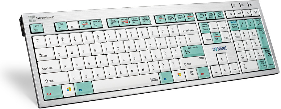 Logickeyboard Mitel Telecom Keyboard, UK