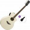 Yamaha APX600 Basic SET Vintage White Elektroakustická gitara Jumbo