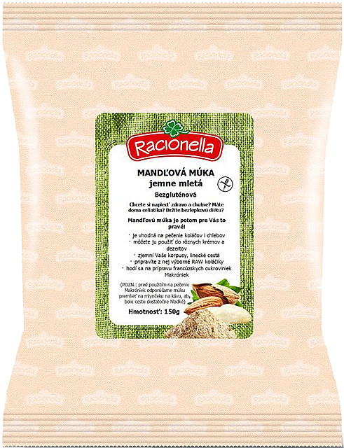 Racionella Mandľová múka jemne mletá 150 g od 3,66 € - Heureka.sk