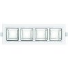 Sylvania 2021692 zápustné svietidlo Optix Recessed 4 Cells 4000K hliník