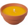 Sviečka proti hmyzu CITRONELLA žardinka FLOWER 300g d13x6cm