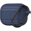 Techsuit Carbon Silicone puzdro pre AirPods 3 – tmavomodré