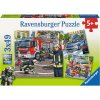 RAVENSBURGER Puzzle Záchranáři 3x49 dílků