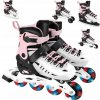 SPOKEY 5v1 Kolieskové Korčule Krasokorčuliarske Korčule Nastaviteľné detské Kolieska