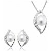 SOFIA perlový strieborný set náušnice a prívesok AEAP2411Z,WFM/R+AEAE3167Z,WFM/R