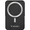 Verbatim, power banka s bezdrôtovým nabíjaním, 5V, nabíjanie telefónu, 32264, 10 000mAh, magnetické pripevnenie, čierna