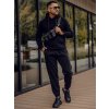 Čierna pánska tepláková súprava s kapucňou Bolf D012