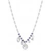 Brosway Krásny oceľový náhrdelník s korálkami a príveskami BHKN085