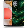Picasee silikónový čierny obal pre Samsung Galaxy A42 A426B - Emerald