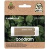 Goodram USB flash disk, USB 3.0, 128GB, UME3 ECO FRIENDLY, hnedý, UME3-1280EFR11, USB A, s krytkou