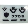 Metal Transfer Sticker Tamiya Scania 770 S 1/14