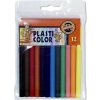 Plasti color PE Voskovky 12 farieb KIN