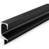 Hliníkový narážací profil Olini 3000, čierna matná 3000mm