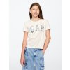 GAP dievčenské tričko s flitrovým logom 628663-01