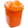 PLAFOR - Kôš odpadkový 15l FALA s výklopným vekom orange