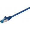 S/FTP (PiMF) Patchkábel LSOH 1.5m cat.6a, modrý, Cu