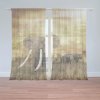 Sablio Záclony Slon Africký: 2ks 150x250cm