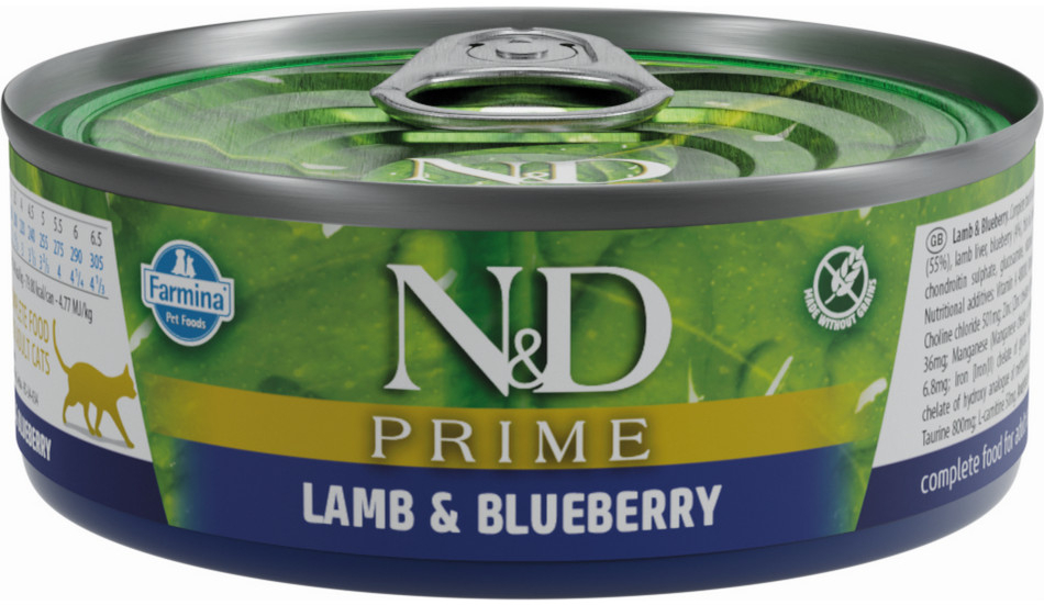 N&D CAT PRIME Adult Lamb & Blueberry 70 g