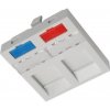 Modul Solarix modulárny pre keyston 45 x 45 mm, biely SXF-M-2-45-WH-P
