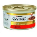 Gourmet Gold cat Sauce Delight s hovädziem v omáčce 85 g