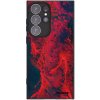 Picasee silikónový čierny obal pre Samsung Galaxy S23 Ultra 5G - Organic red