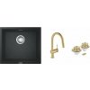 Súprava kuchynská batéria Grohe Minta 32321GN2, granitový drez Grohe K700 31653AP0, 40997GN0