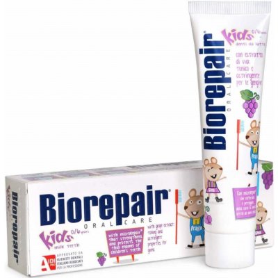 BioRepair Kids Grape 0-6 detská zubná pasta 50 ml