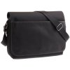 Hexagona pánská messenger taška přes rameno 296181 černá kůže a nylon