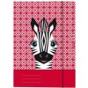 Herlitz Dosky s gumou A4, Zebra, Cute animals