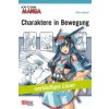 Manga-Charaktere in Bewegung