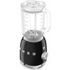 Smeg BLF03BLEU mixér, 800 W, 4 programy, funkce pulse, 18000 RPM, nerezové ostří, Ice crush, 50 s Style, černý