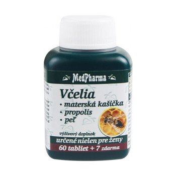 MedPharma včelia mat. kašička + propolis + peľ 60+7 tabliet