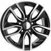 RACING LINE Racing Line B5087 6.5x16 5x112 ET45 Mbhm - Polished + Black Half Matt 66.6
