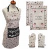 Home Elements Set zástera, chňapka, 2 utierky Najlepšia mamička (SK)