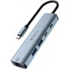 Devia USB-C Hub Leopard Series 5-in-1 EC701 - Deep Gray 6942297108943