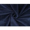 Minky hladké / jemný plyš SAN modrá tmavá 1m