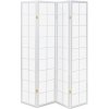 Paraván, 4-dielny, biely EF-806 WT