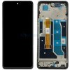 LCD display + dotyková doska + predný kryt pre Realme C67 4G, black